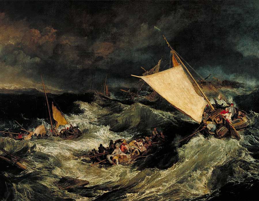 Naufrágio (1805), de Turner