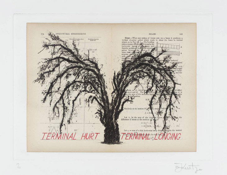 Terminal Hurt/Terminal Longing 1999 by William Kentridge born 1955