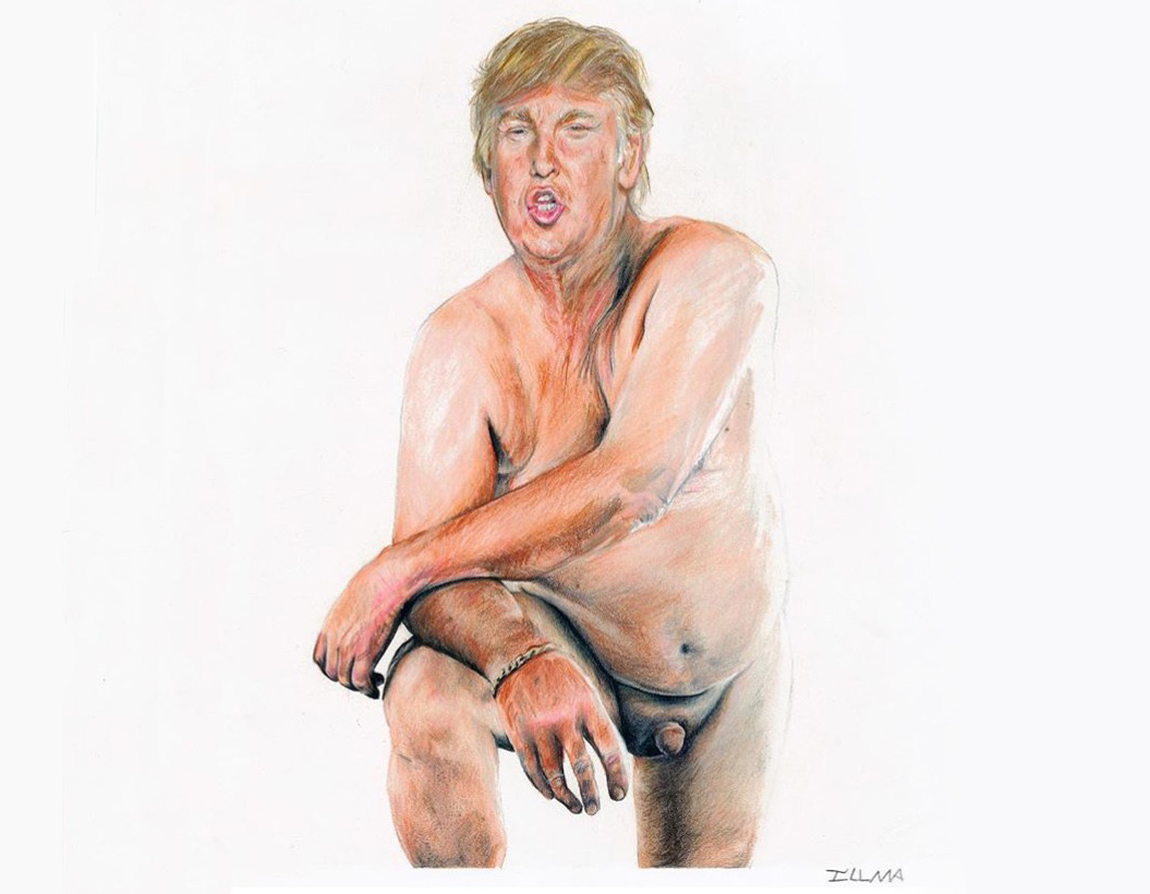 Quem pintou o pinto de Donald Trump?