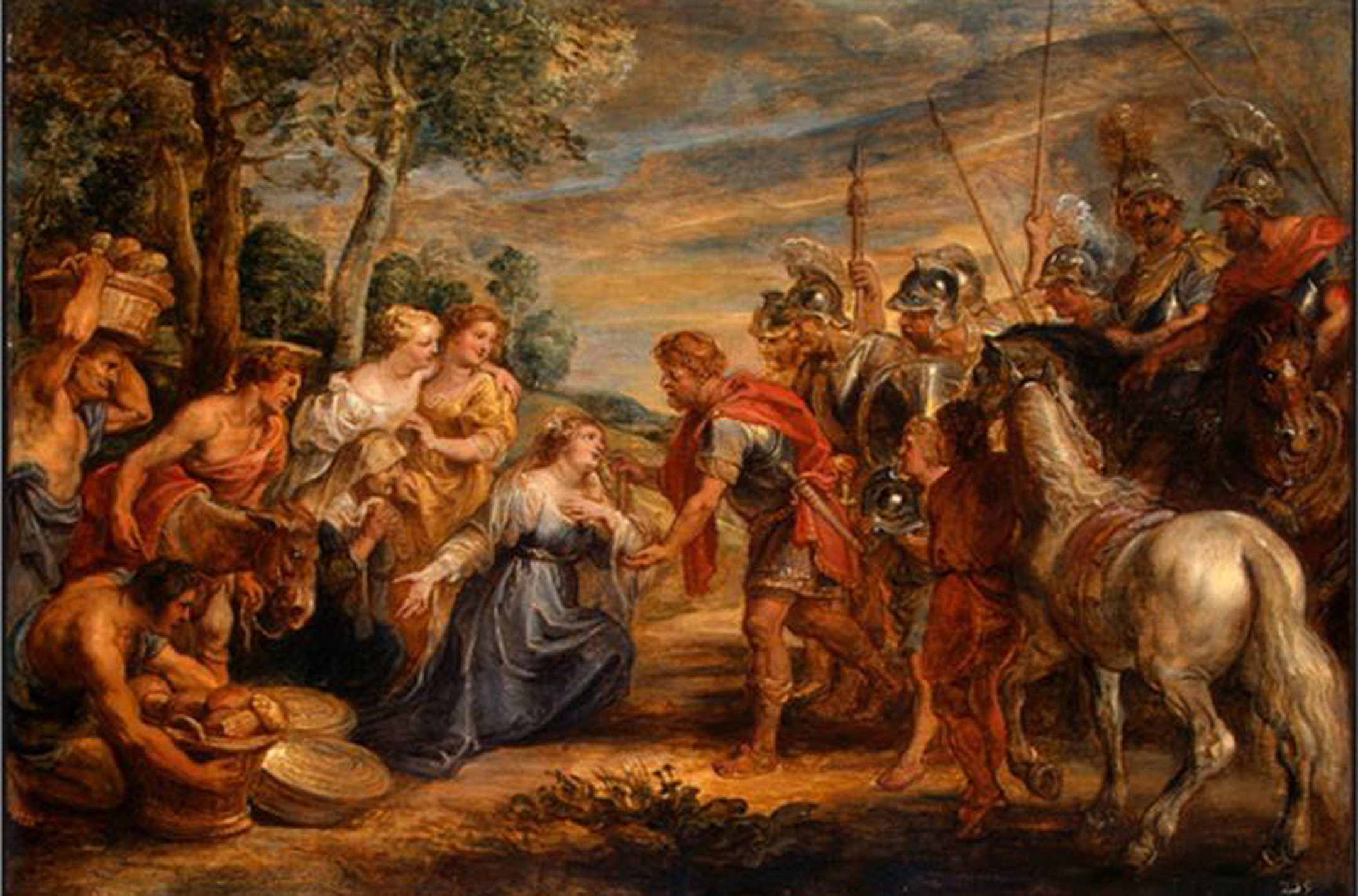 il riunione di david e abigail – (Peter Paul Rubens)