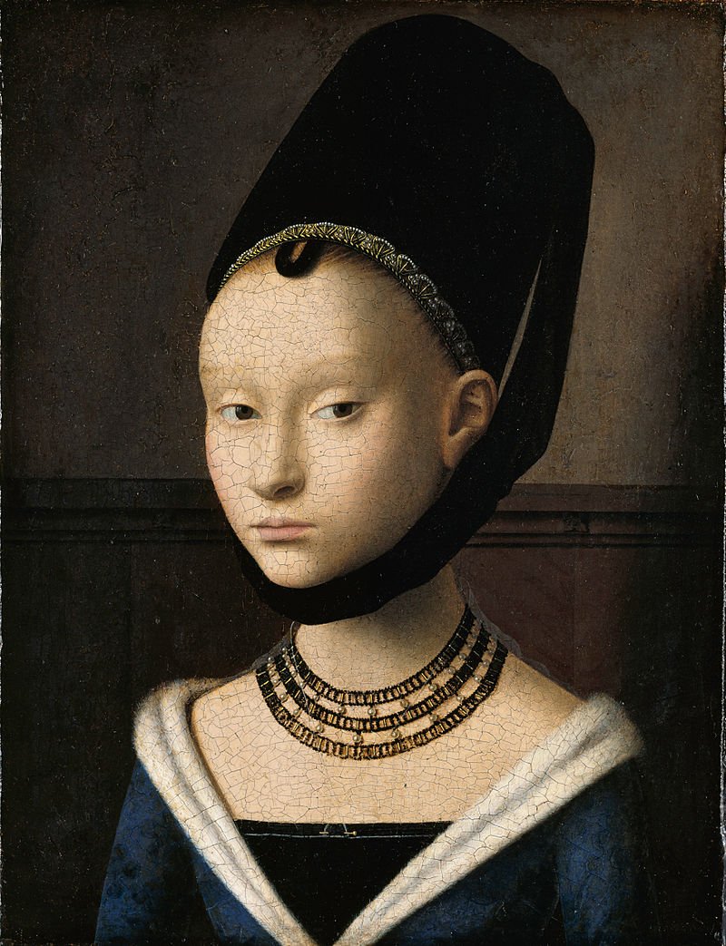 Retrato de uma jovem (1470) - Petrus Christus