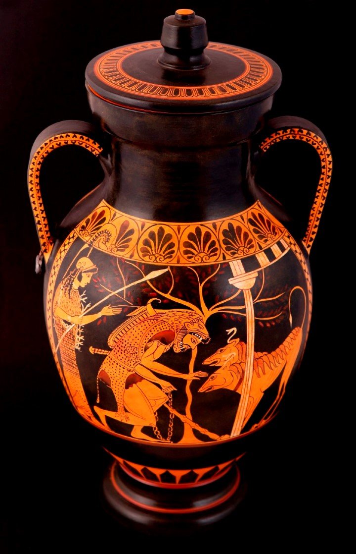 Exemplo de cerâmica grega