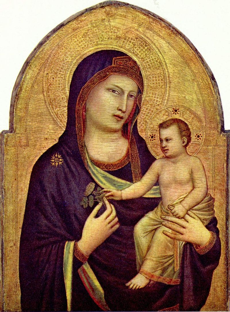 Virgem Maria e o Menino Jesus (1266-1320) - Giotto de Bondone