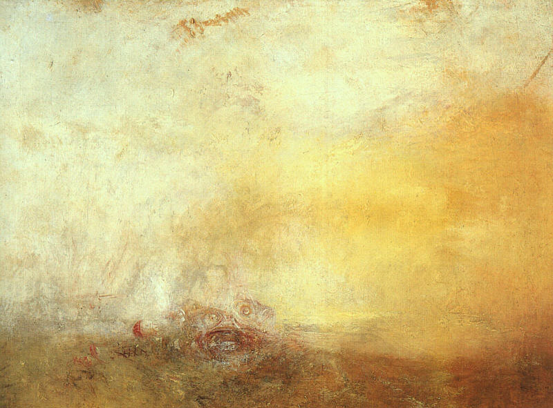 Nascer do Sol com Monstros Marinhos (1845) - Joseph Turner
