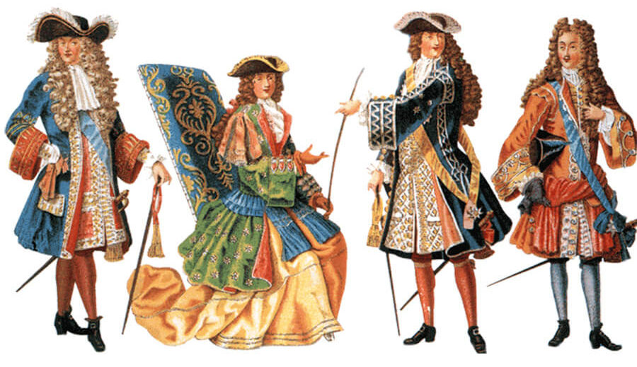 A aristocracia sob Luis XIV – Almanach de Saxe Gotha – séc. XVII