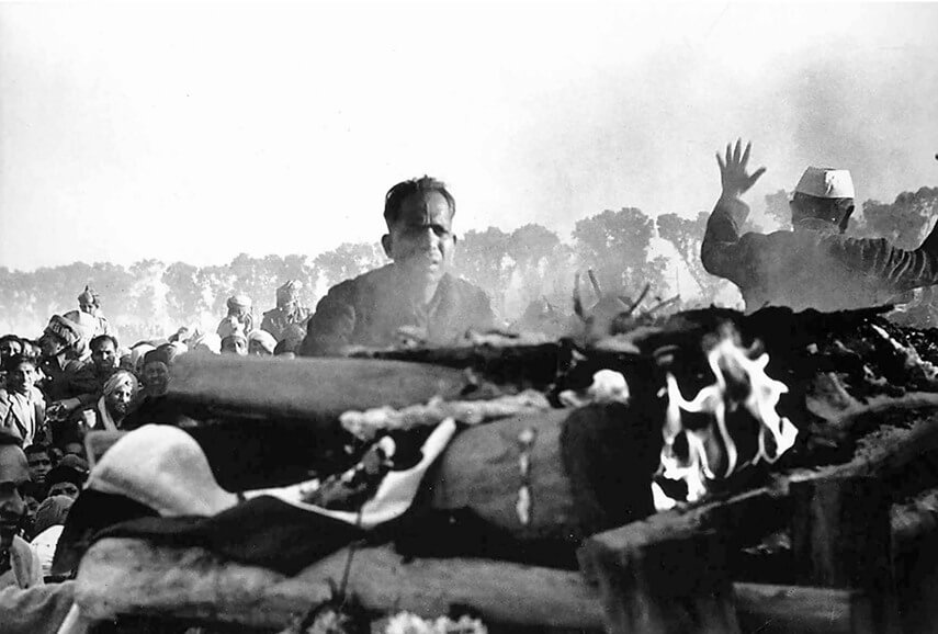 Cremação de Gandhi, Delhi, 1948