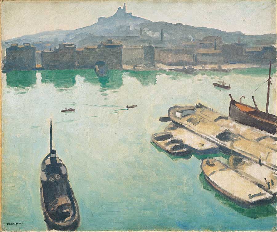 fauvismo; Albert Marquet - Porto de Marselha (1916)