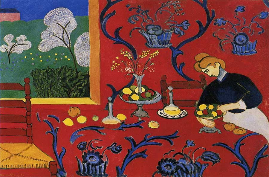 fauvismo; Henri Matisse; Harmonia em Vermelho (1908)