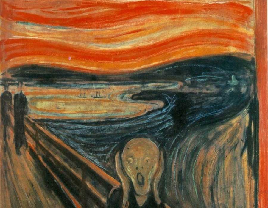Por que o Grito de Munch tinha o céu vermelho?