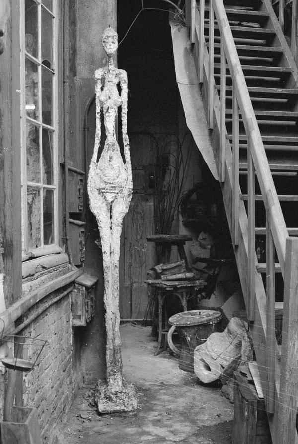 entrada do estudio de giacometti, 1962
