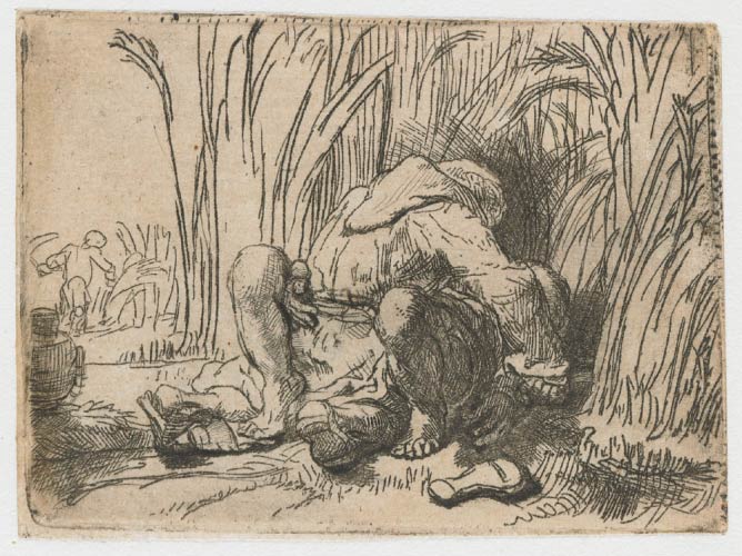 Rembrandt, o monge no campo de milho | C. 1646
