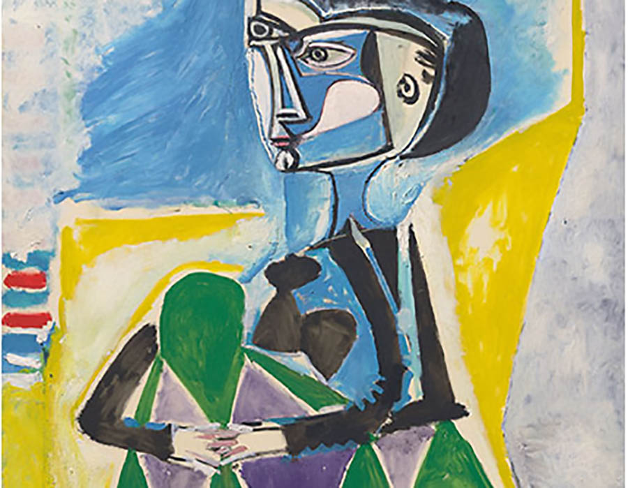A ‘Femme accroupie”, 1954 de Pablo Picasso