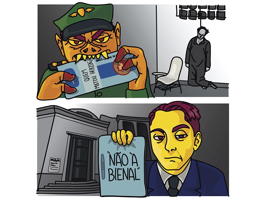 Intervenção militar brasileira. A arte durante esta época