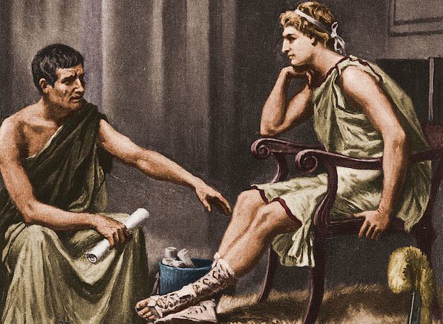 Aristóteles e alexandre