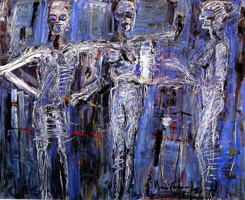 arte abstrata; iberê camargo; Fantasmagoria (1987)