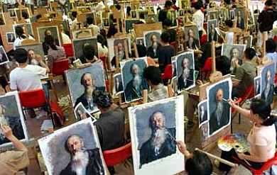 Pintores em Shenzhen City