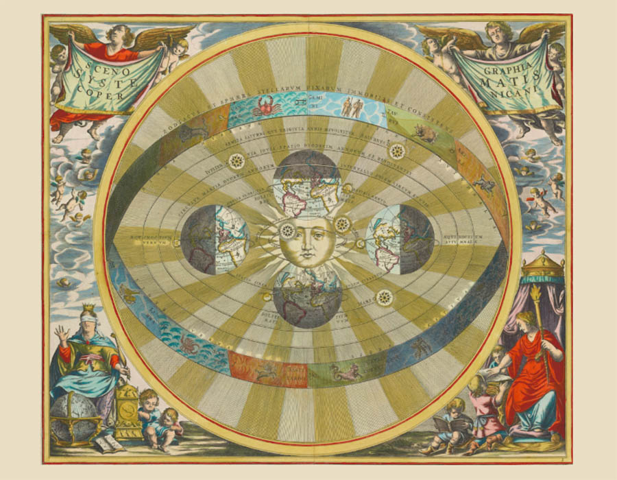 Os Atlas celestiais de Andreas Cellarius para  baixar grátis