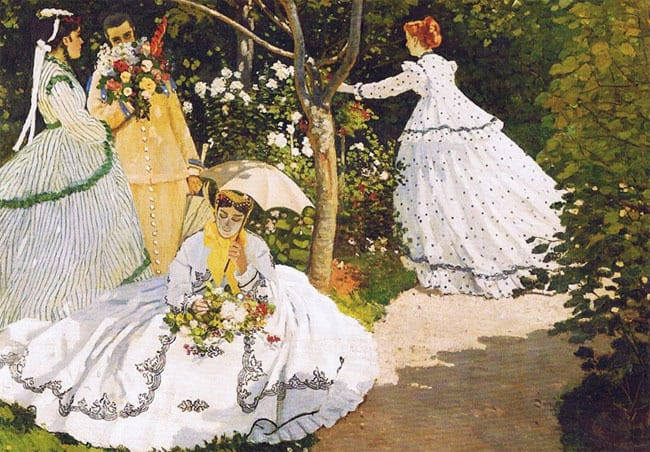 Impressionismo, Femmes au jardin,1866