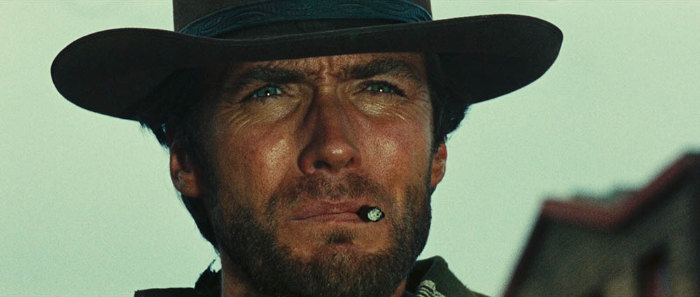 Clint Eastwood em "Por um punhado de dólares"