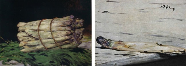 Aspargos por Manet