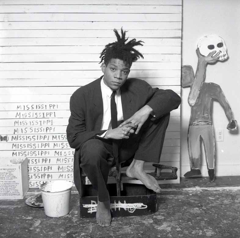 Basquiat usando Armani