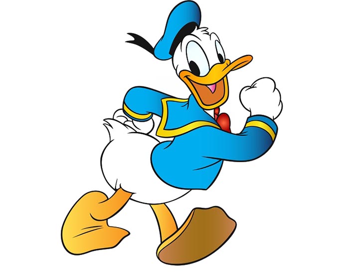 desenhos animados; Donald Duck