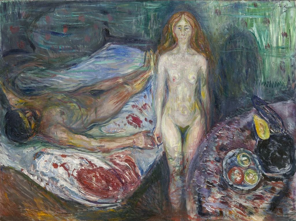 Munch Der Toddes Marat, 1907