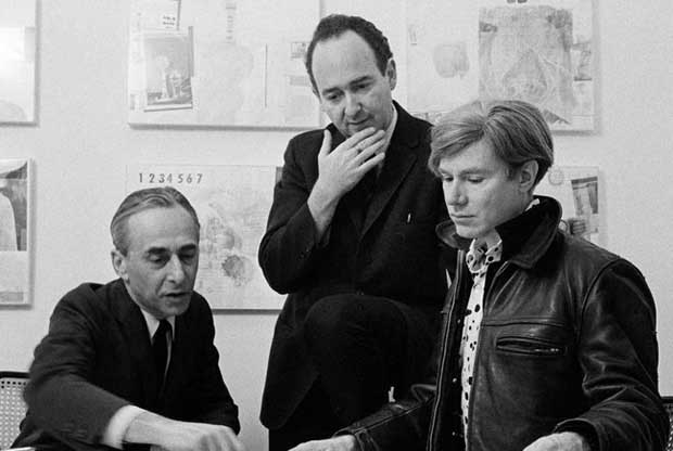 Leo Castelli-Ivan Karp-Andy Warhol-Sam Falk-NYT