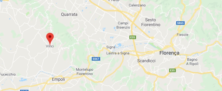 Cidade de Vince na Toscana
