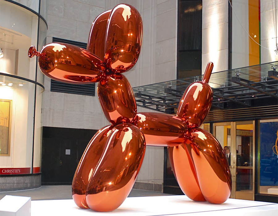 Balloon dog - Jeff Koons copy