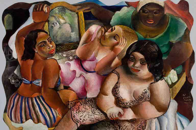 Quadro Bordel de Di Cavalcanti