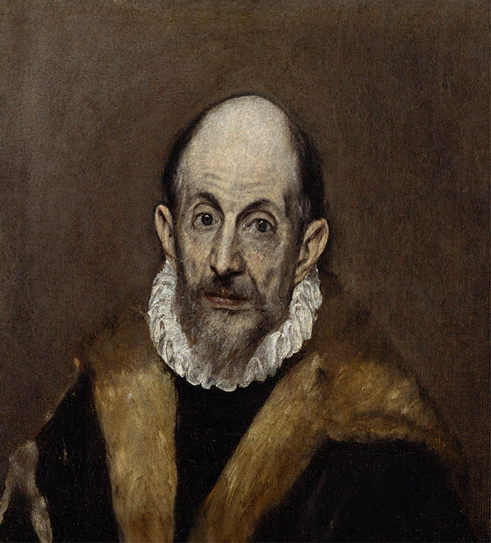 Autorretrrato (Retrato de um velho, 1600), de El Greco
