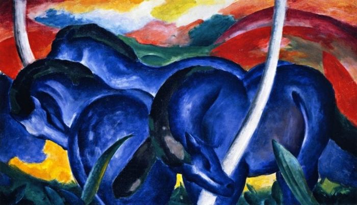 Franz Marc - The Large Blue Horses (1911)