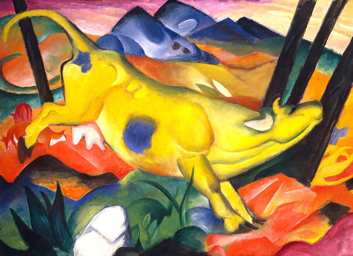 Franz Marc - Yellow Cow (1911)