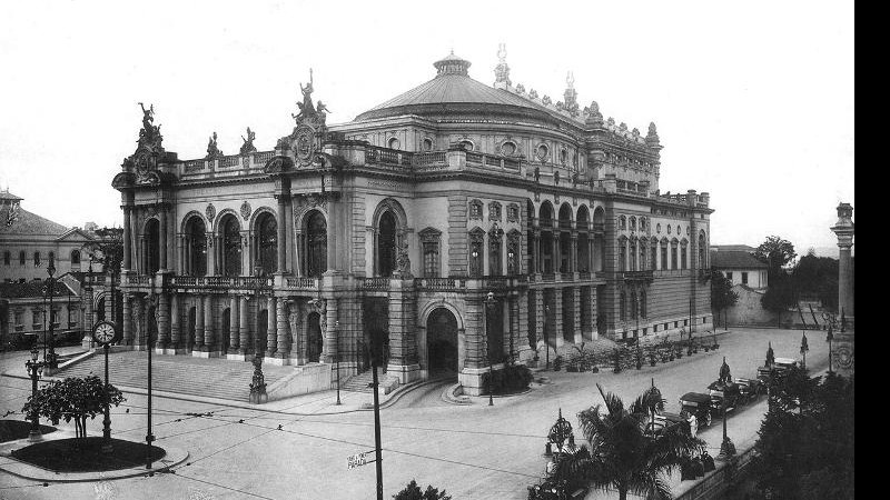 Teatro Municipal de São Paulo, inaugurado em 1911 - divulgação
