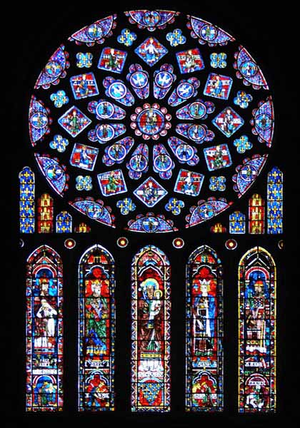 vitrais da catedral de chartres