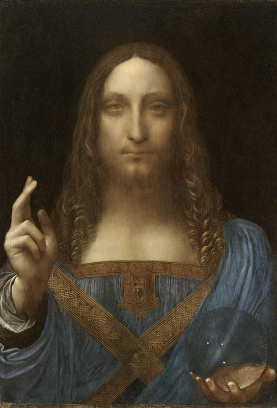 Leonardo Da Vinci. Salvator Mundi (1490–1500)