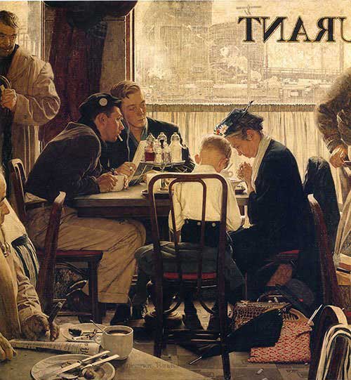 Saying-Grace-1951-Norman-Rockwell