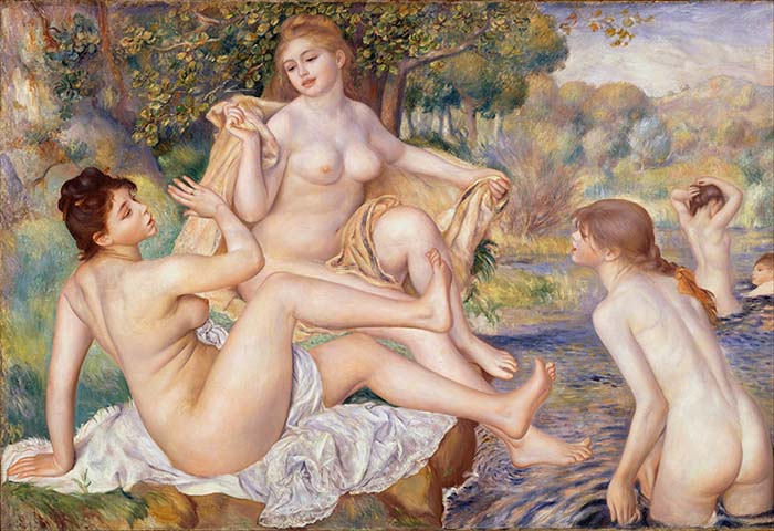 obras mais famosas de Renoir; As Grandes Banhistas (1887)