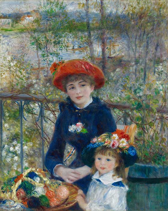 Pierre-Auguste Renoir | Duas irmãs (no terraço), 1881