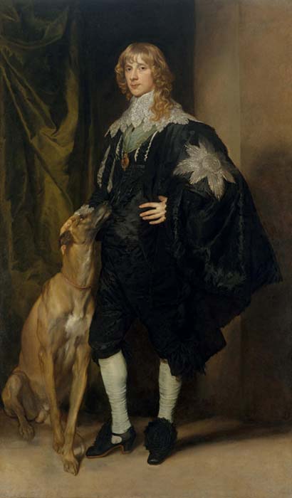 Antoon VAN DYCK (1599-1641) James Stuart (1612-1655), Duque de Richmond e Lennox, ca. 1633-1635. Óleo sobre tela, 215.9x127.6. The Metropolitan Museum of Art, Nova York, EUA.