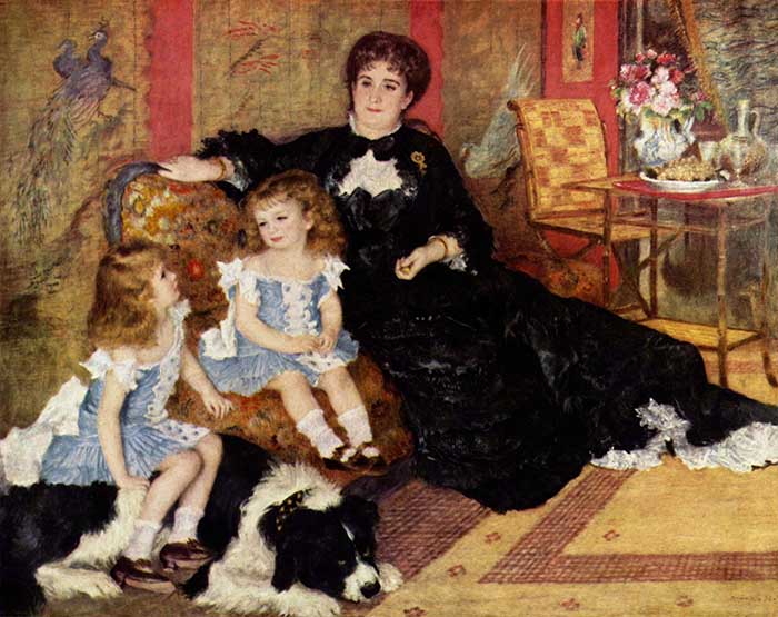 Pierre-Auguste Renoir | Madame Georges Charpentier and her Children (1878)