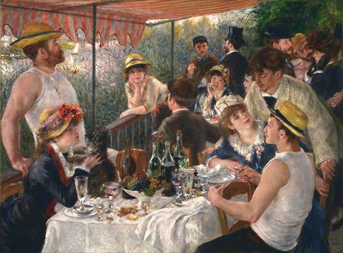 obras mais famosas de Renoir; Pierre-Auguste Renoir | O Almoço dos Barqueiros (1881)