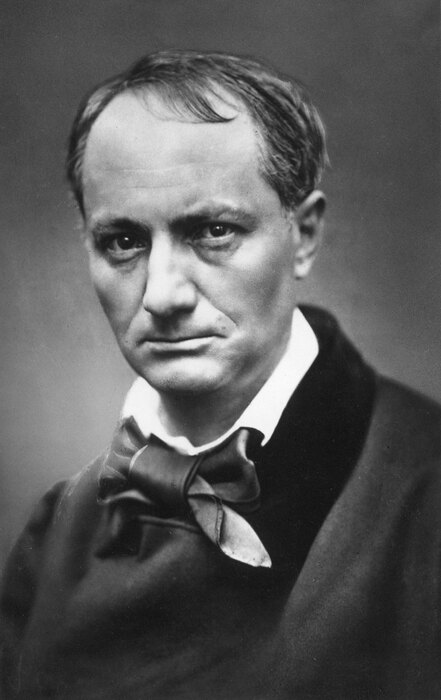 Charles Baudelaire, photograph by Étienne Carjat, 1863.