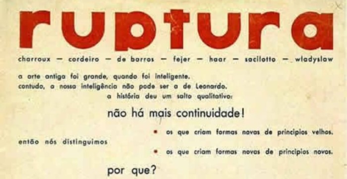 Manifesto do Grupo Ruptura