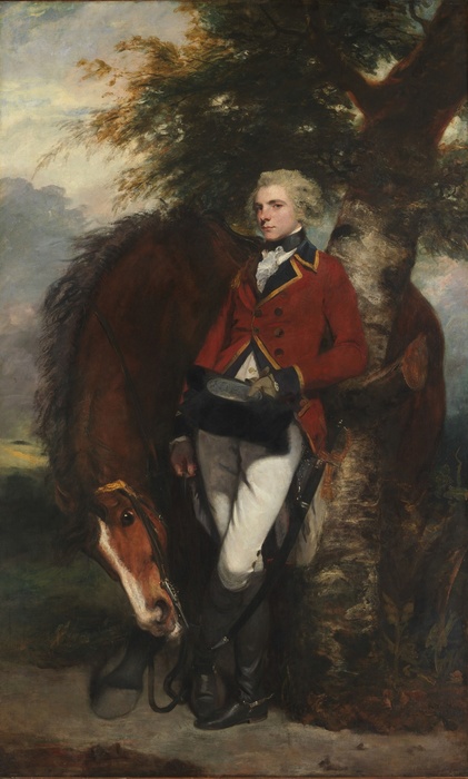 Sir Joshua REYNOLDS (1723-1792) Capitão George K.H. Coussmaker (1759-1801), 1782. Óleo sobre tela, 238.1x145.4. The Metropolitan Museum of Art, Nova York, EUA.