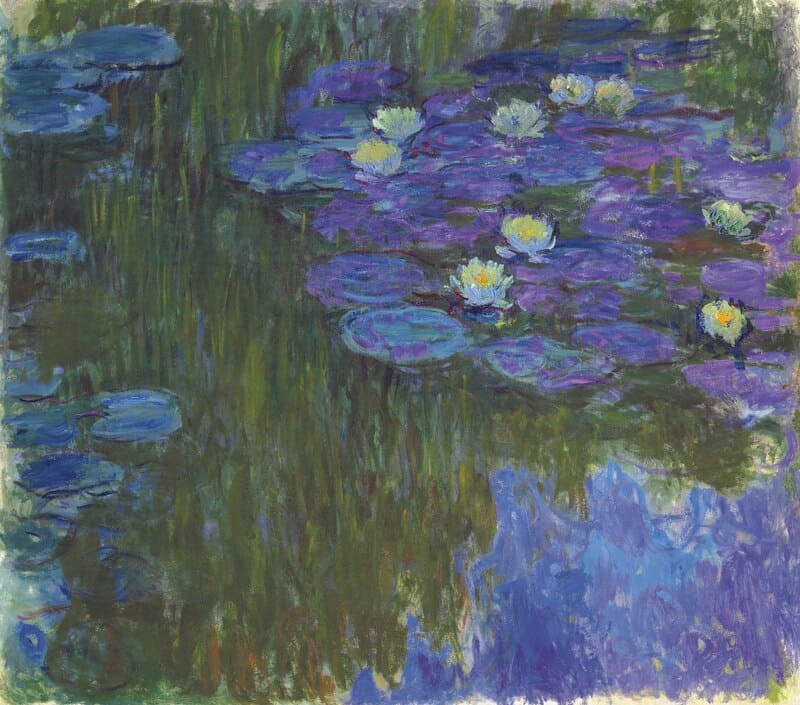 Impressionismo; Nympheas en fleur”. Claude Monet, 1914