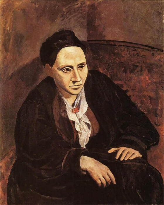 Pablo Picasso. Retrato de Gertrude Stein, 1905