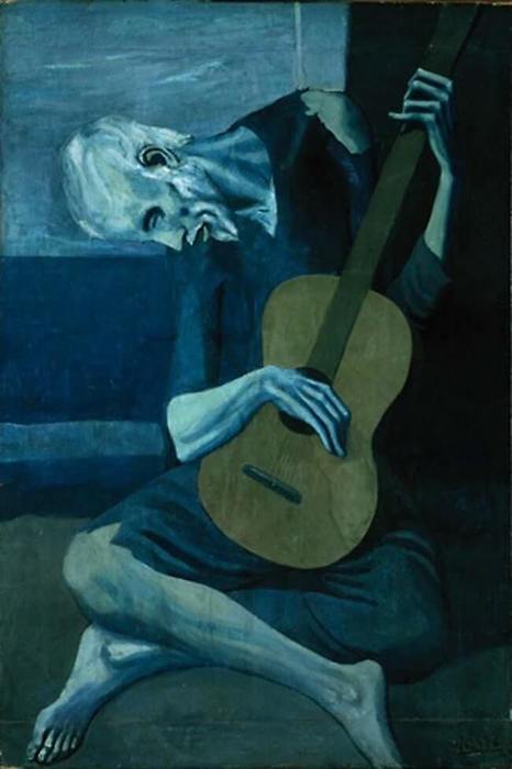 Pablo Picasso obras o velho guitarrista 