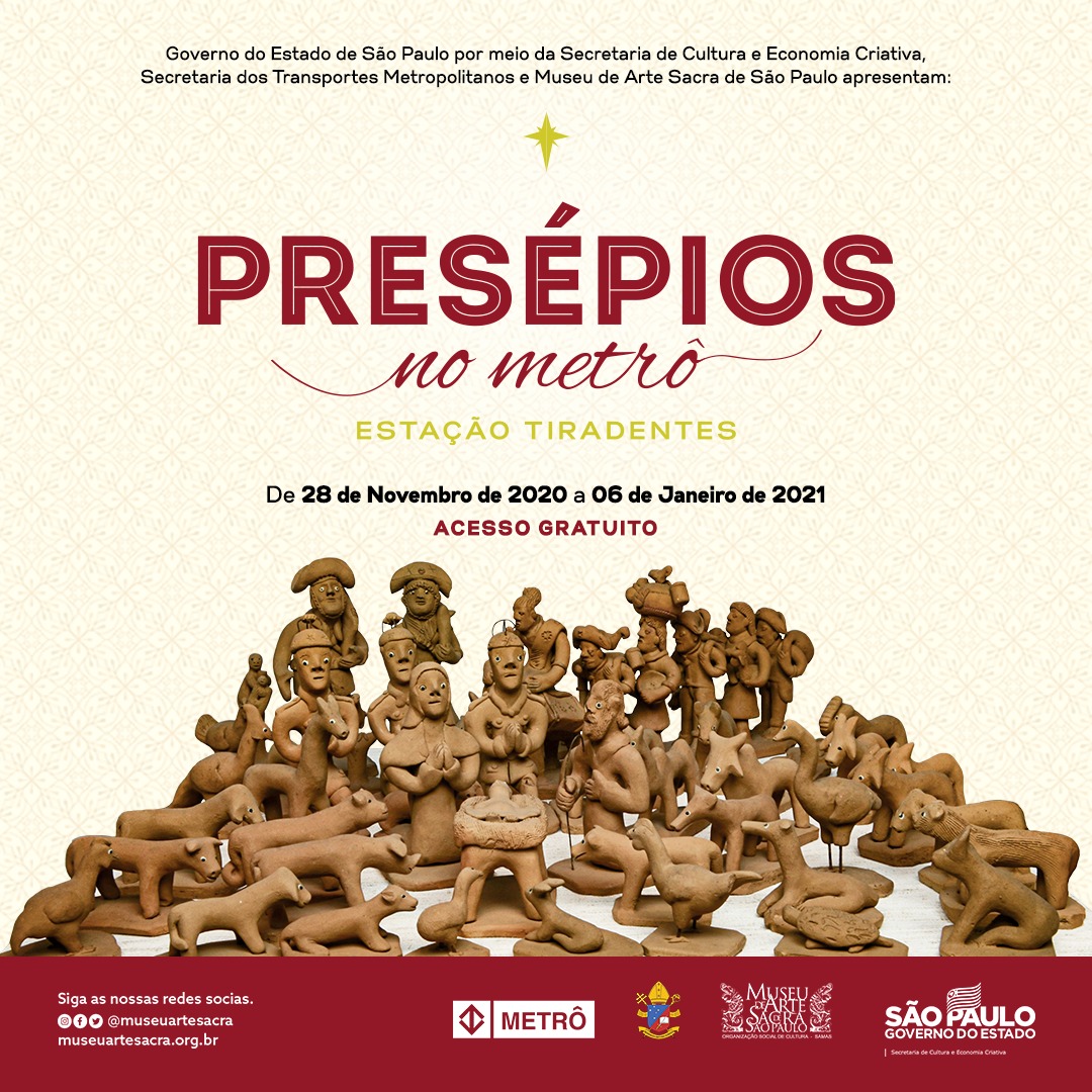 Museu de Arte Sacra promove Mostra “Presépios no Metrô”